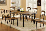 Crosby 2 Natural Elm/Bronze Side Chairs