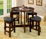 Crystal Cove 5-Pc Counter Height Table Set