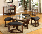 Crystal Cove II Coffee Table with 4 Stools