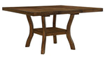 Darla Brown Wood Extendable Dining Table