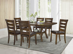 Darla Brown Wood Extendable Dining Table