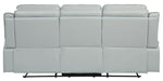 Darwan Light Gray Manual Recliner Sofa (Oversized)