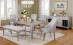 Diocles Silver Wood Rectangular Dining Table