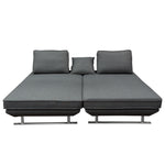 Dolce 2-Pc Grey Fabric Sectional Sofa