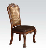 Dresden 2 Cherry Oak Wood/PU Leather Side Chairs