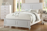 Evelyn 6-Pc White Wood Cal King Bedroom Set