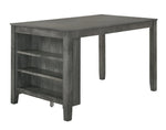 Emery 4-Pc Gray Counter Height Table Set