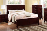 Emilia 6-Pc Dark Brown Wood Queen Bedroom Set