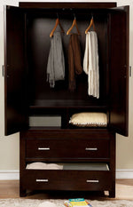 Enrico Espresso Wood Armoire