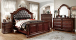 Esperia Brown Cherry King Bed (Oversized)