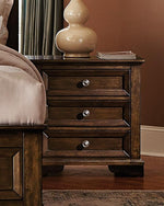 Eunice Espresso Wood Nightstand