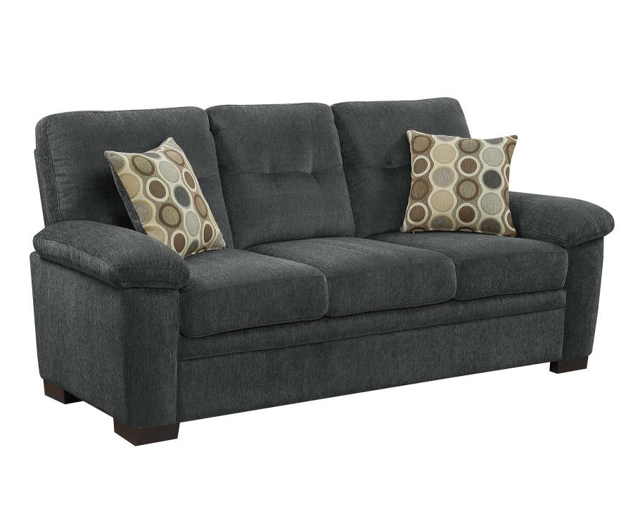 Fairbairn Charcoal Chenille Sofa