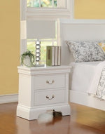 Fiona 3-Pc White Wood Full Bedroom Set