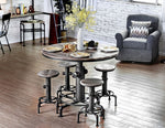 Foskey Antique Black Counter Height Table