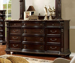 Fromberg Brown Cherry Dresser with Marble Top