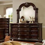 Fromberg Brown Cherry Dresser with Marble Top