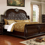 Fromberg Brown Cherry Wood Queen Bed