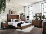 Fulton Dark Oak Cal King Bed (Oversized)