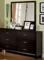 Gerico II Espresso Dresser with Mirror