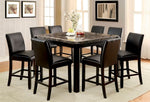 Gladstone Black Marble Counter Height Table