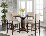 Glenbrook 2 Ivory Fabric Counter Height Chairs
