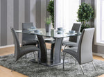 Glenview 2 Gray Leatherette Side Chairs