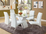 Glenview 2 White Leatherette Side Chairs