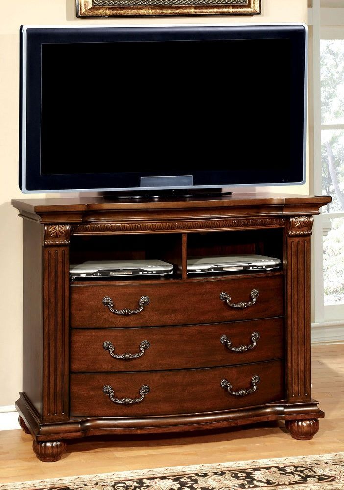 Grandom Cherry Wood Media Chest