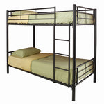 Hayward Black Metal Twin/Twin Bunk Bed