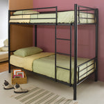 Hayward Black Metal Twin/Twin Bunk Bed