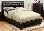 Hendrik Espresso Leatherette Queen Bed