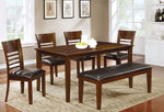 Hillsview 2 Brown Cherry Finish Side Chairs
