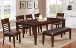 Hillsview Brown Cherry Dining Table with Leaf