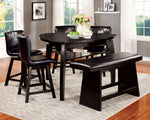 Hurley 2 Black Counter Height Chairs