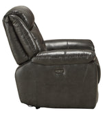 Imogen Gray Leather-Aire Power Recliner