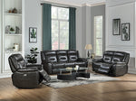 Imogen Gray Leather-Aire Power Recliner