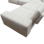 Jazz 5-Pc Light Brown Fabric Modular Sectional Sofa