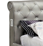 Juilliard Contemporary Silver Cal King Bed