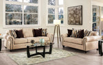 Kailyn Sand Chenille Sofa (Oversized)