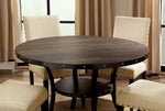 Kaitlin Light Walnut Wood Round Dining Table