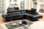 Kemina Black Sectional Sofa