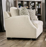 Laila Ivory Chenille 2-Seat Sofa