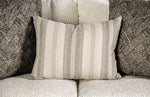 Laila Ivory Chenille 2-Seat Sofa