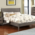 Lennart I Gray Wood Cal King Bed (Oversized)