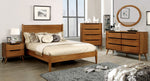 Lennart I Oak Wood Cal King Bed (Oversized)