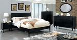 Lennart II Black Wood King Bed