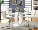 Lodia 2 White Counter Height Chairs