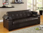 Logan Espresso Futon Sofa (Oversized)