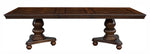 Lordsburg Dark Brown Wood Extendable Dining Table