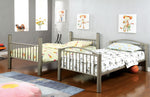 Lovia Metallic Gold Metal Twin/Twin Bunk Bed